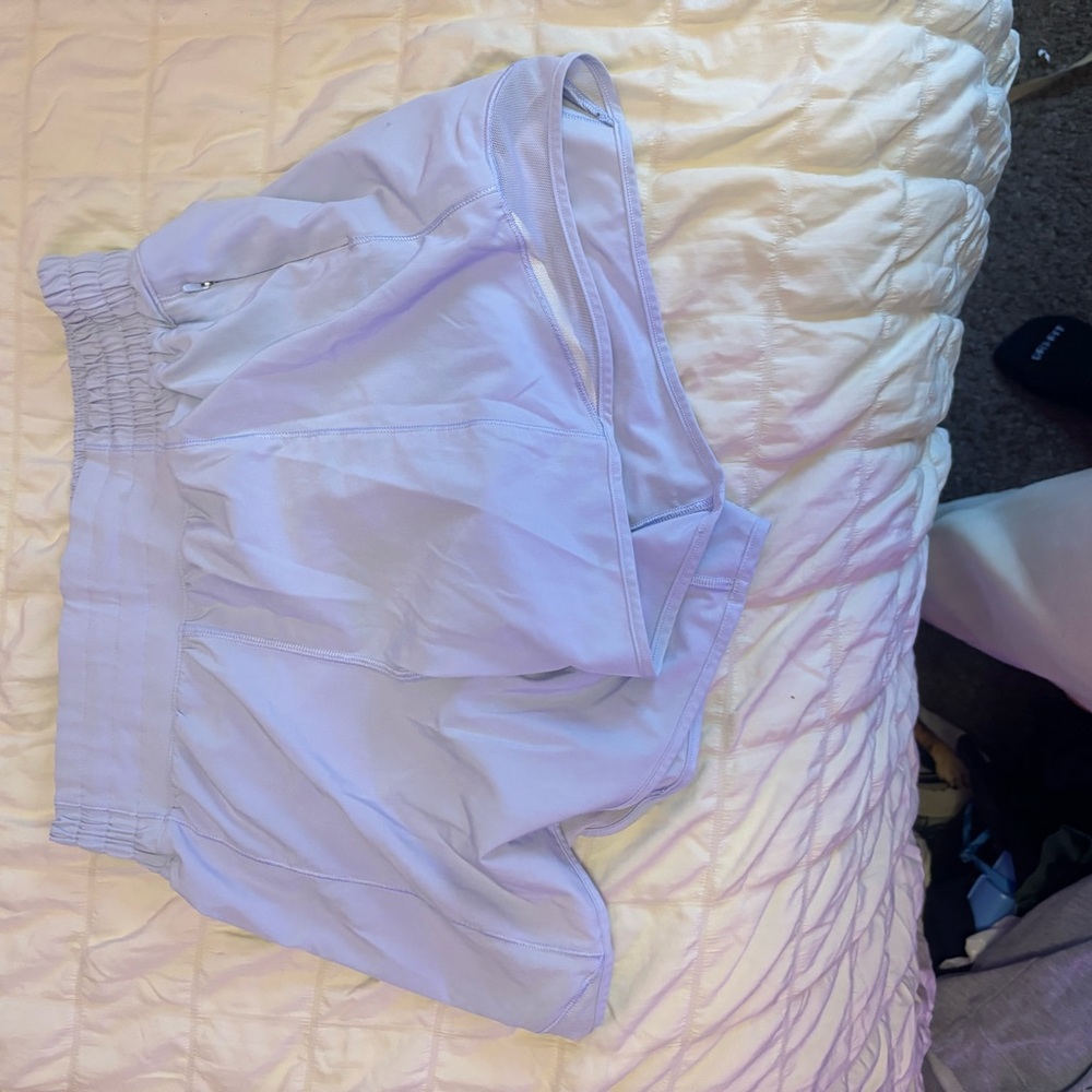 Lululemon Athletica Light Lavender Athletic Shorts